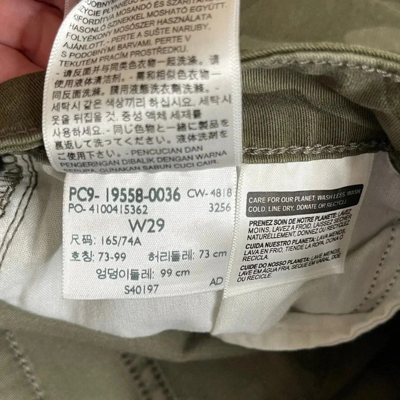 Levi's® 711 Camo Crop Ankle Skinny Jeans Size 29 - Picture 13 of 14